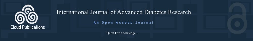 An Open Access Journal-International Journal of Advanced Diabetes Research